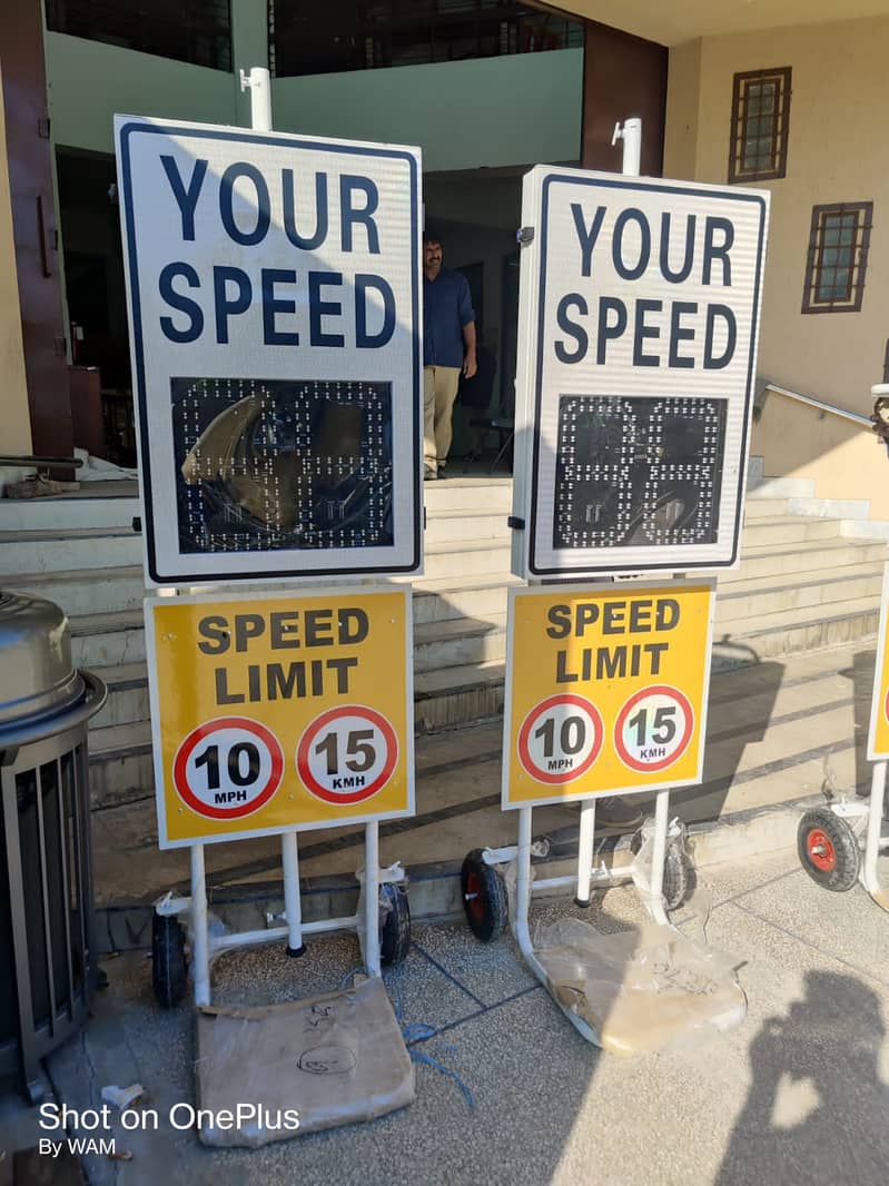 Installation of Solar Radar Speed Sign & Services 8