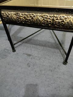 iron glass table 20*40