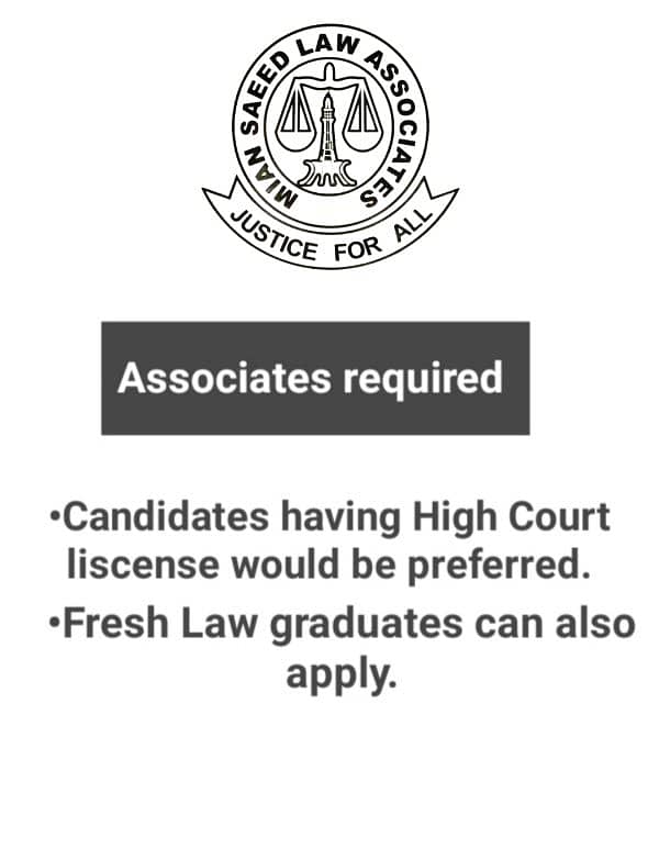 Job for Associate lawyer 0