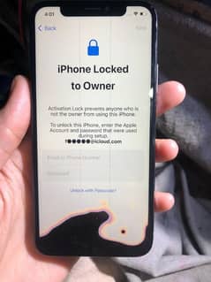 iphone x 256gb icloud lock