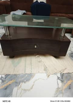 Glass Top Center Table