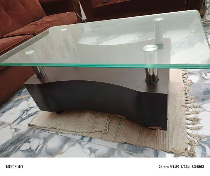 Glass Top Center Table 5