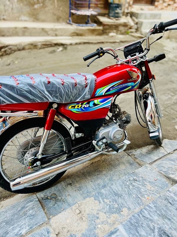 HONDA CD 70 2024 MODEL PUNJAB REGISTERED. 0