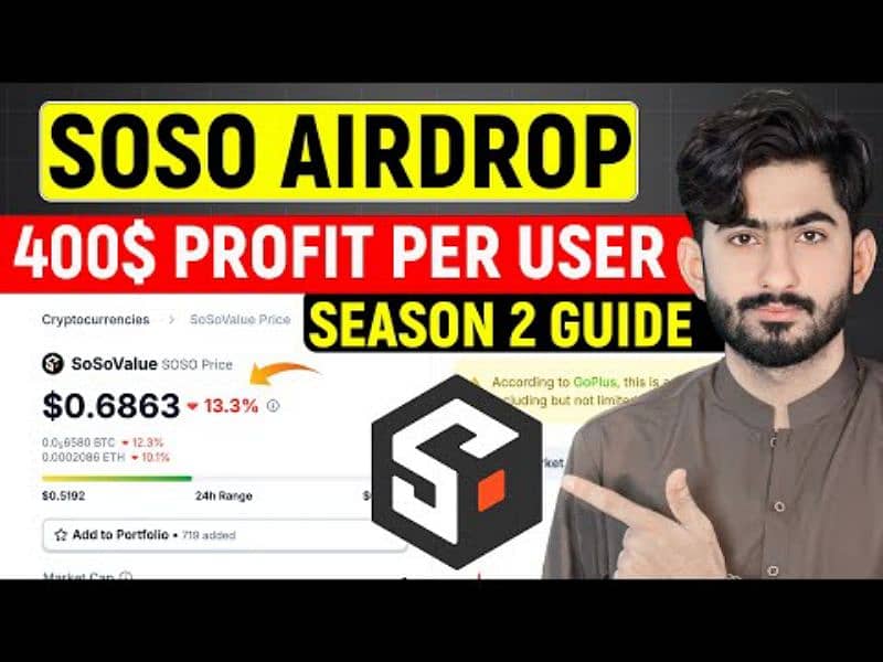 Sosovalue Airdrop Earn 12000 Rs to 24000 Rs Daily Work 1 Mints Only 0