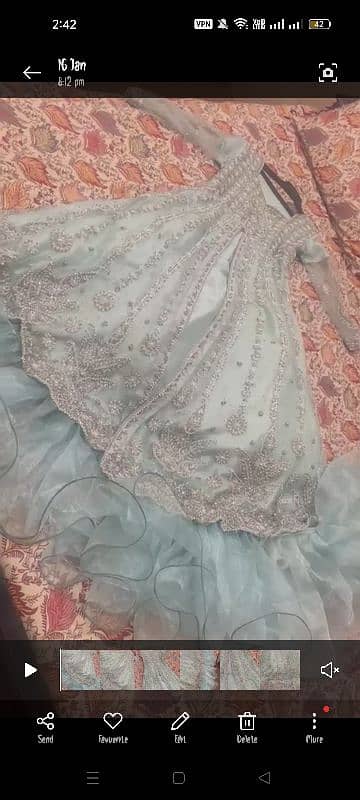 new condition beautiful walima bride dresss 2