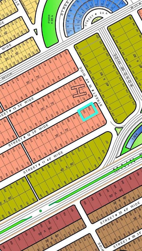 10 marla Plot for sale   H block 0