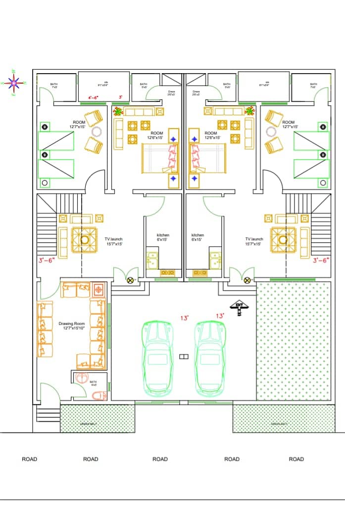 House planing 2d 3d Architecture planing | Interior Design | Auto Card 2