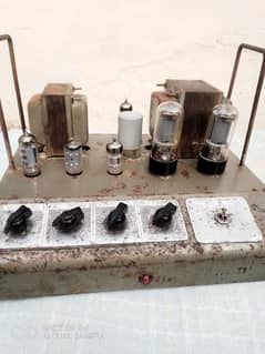 old tube amplifier