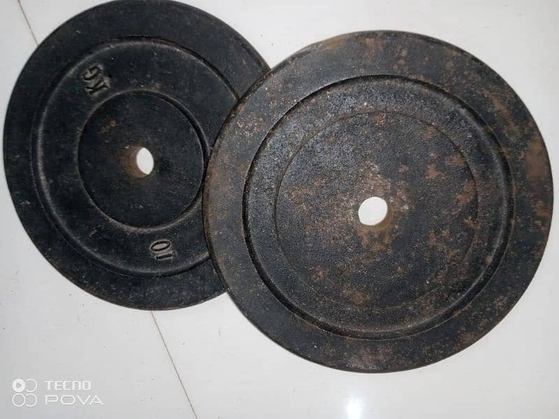 10 kg weight plates pair 0