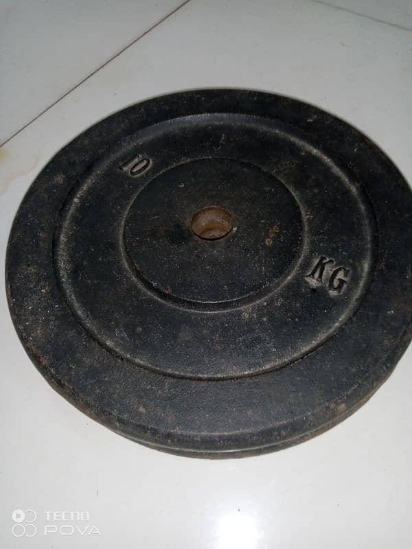 10 kg weight plates pair 2