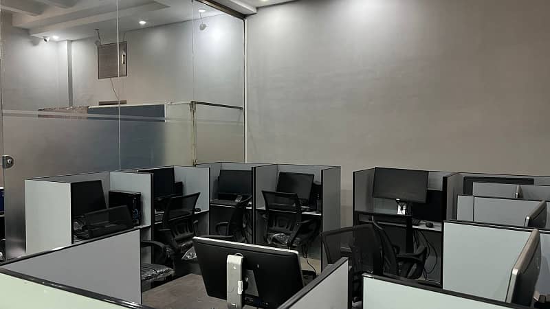 750 SFT Ground Floor Well Furnished Corporate Office Available For Rent At Gulberg 3