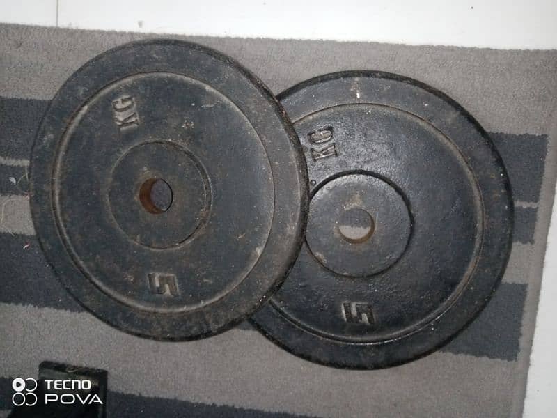 5 kg weight plates pair, premium quality 0