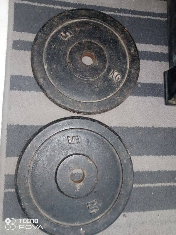 5 kg weight plates pair, premium quality 1