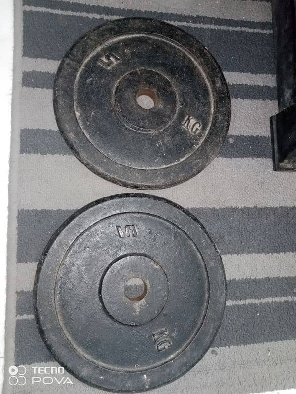 5 kg weight plates pair, premium quality 2