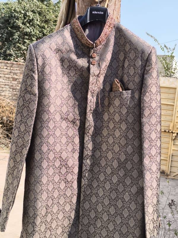 brown sherwani 0