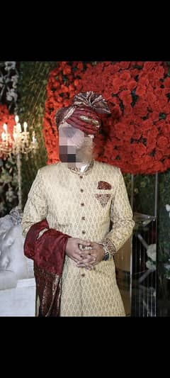 Groom sherwani and kula for sale