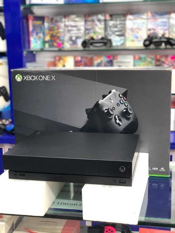 Xbox OneX 1 TB 4K Sported with 15 games installed 4