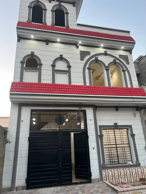 3.8 marla brand new spanish style house for sale in Sajid garden Lahore medical housing scheme canal road Lahore 22