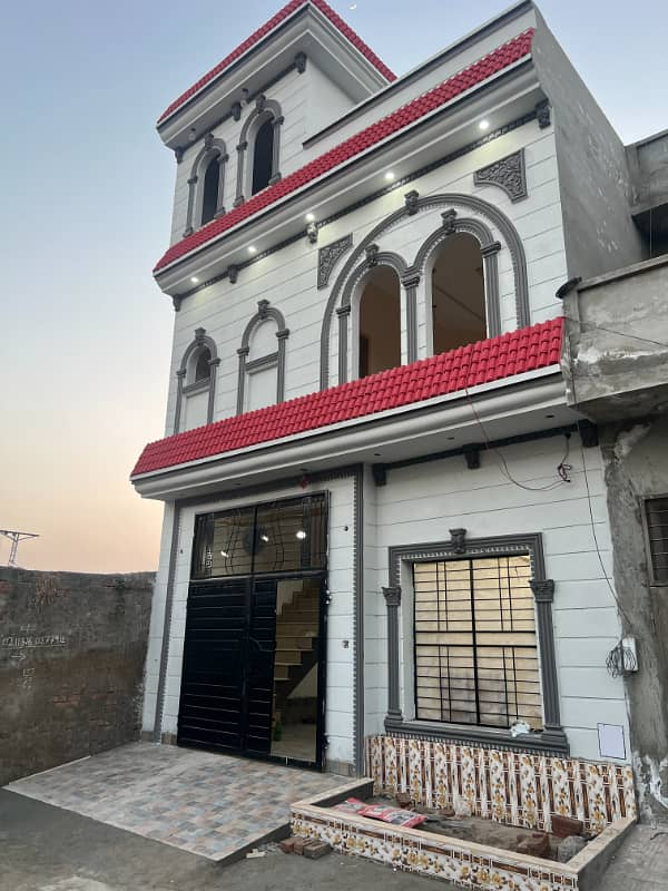 3.8 marla brand new spanish style house for sale in Sajid garden Lahore medical housing scheme canal road Lahore 24