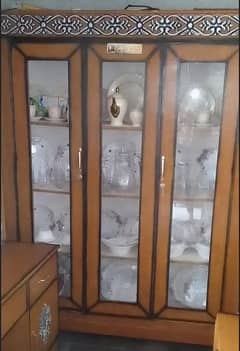 Showcase and Dressing Table For Sale