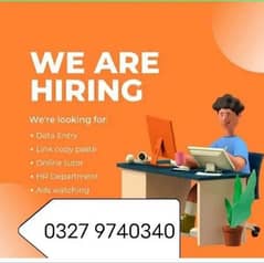 online jobs/full time/part time/simple typing jobs for boys and girls