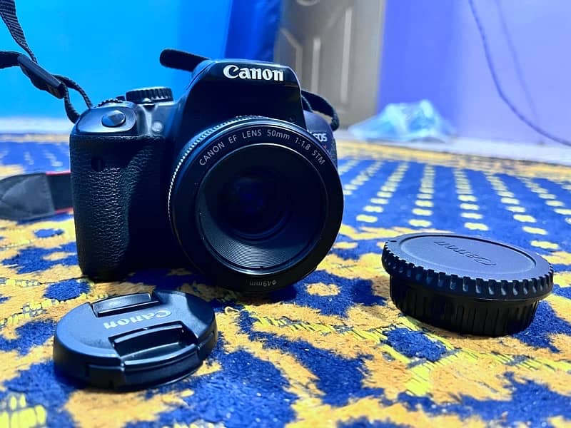 CANON EOS 650D WITH CANON 50mm EF LENS 1 : 1.8 STM 2