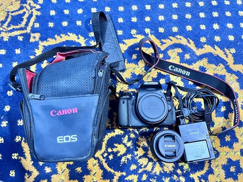 CANON EOS 650D WITH CANON 50mm EF LENS 1 : 1.8 STM 6