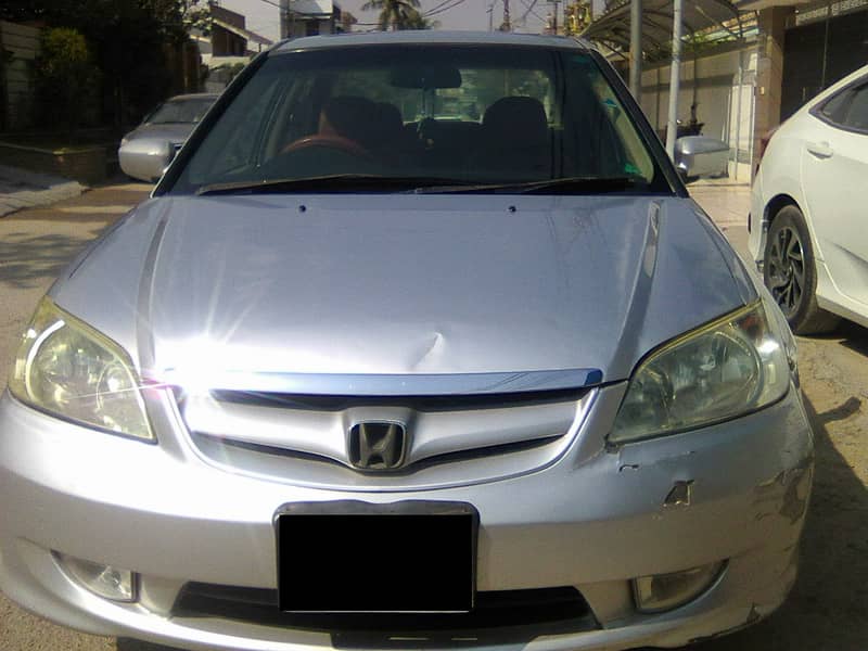 CIVIC VTI ORIEL 2005 SILVER FULL ORIGINAL AUTOMATIC BEHTREEN CONDITION 0