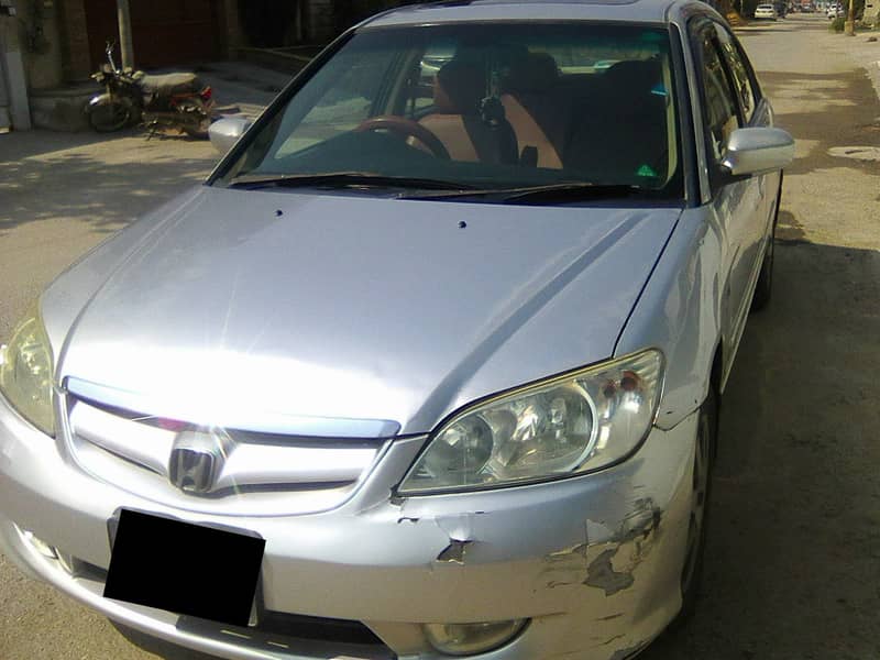 CIVIC VTI ORIEL 2005 SILVER FULL ORIGINAL AUTOMATIC BEHTREEN CONDITION 12