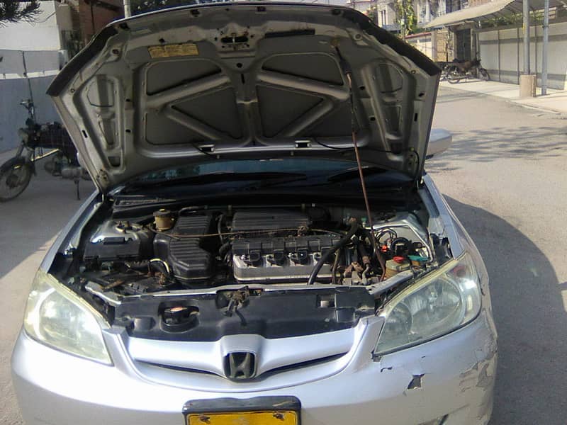 CIVIC VTI ORIEL 2005 SILVER FULL ORIGINAL AUTOMATIC BEHTREEN CONDITION 18