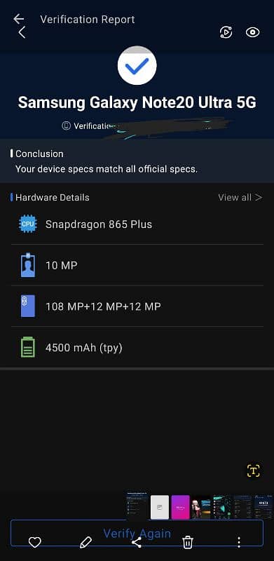 Note 20 ultra 5G 12/128 pta approved snapdragon 6