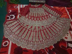 bridal lenhga in red colour available in layyah city