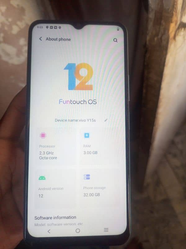 VIVO Y15s 10 BY 10 CONDITION ALL OK HAA. . 4