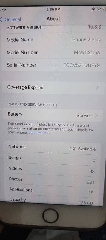 I phone 7+ non pta factory unlock 10 by 10 4