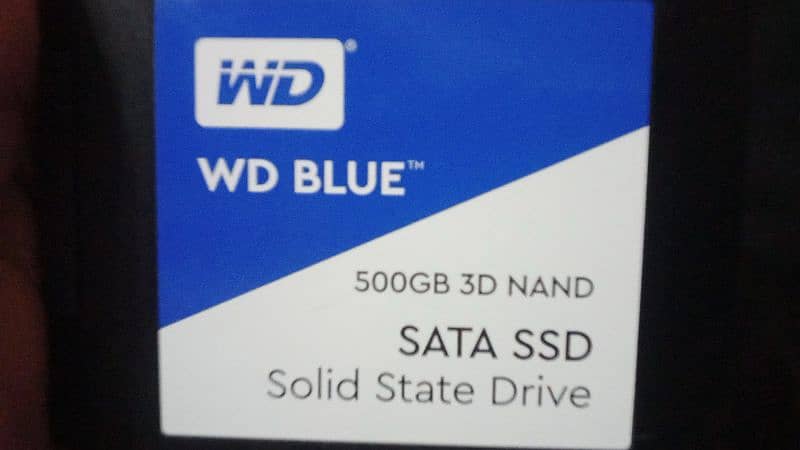 WD blue SSD hard 500 Gb 0