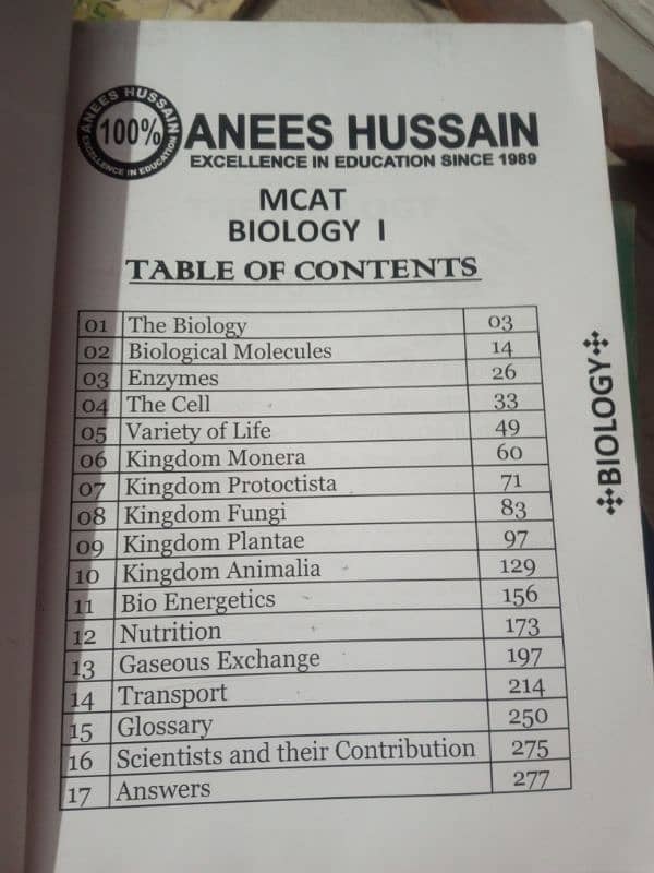 Anees Hussain MCAT notes with practice mcqs and answer key 1