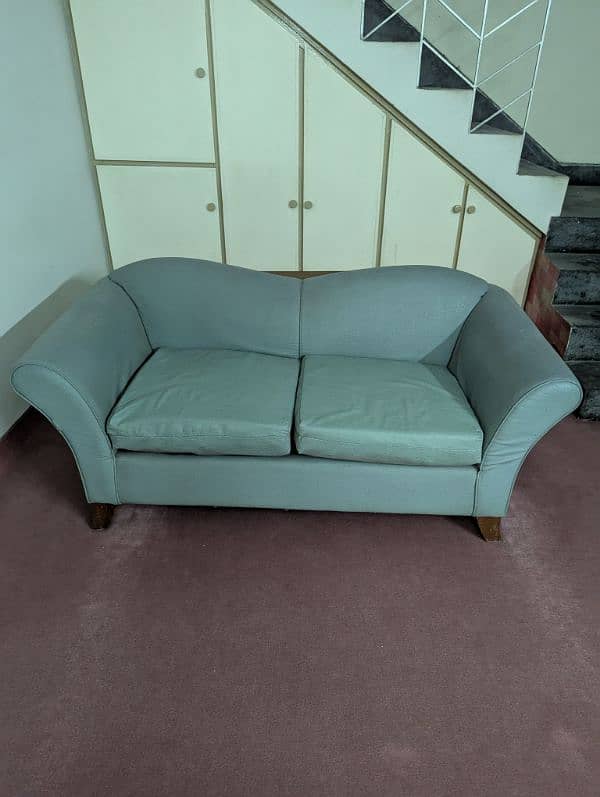 6 seater sofa set good condition 1