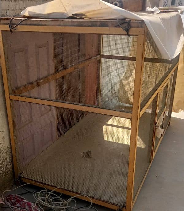 Wooden Hen Cage – Durable & Ready to Use 1