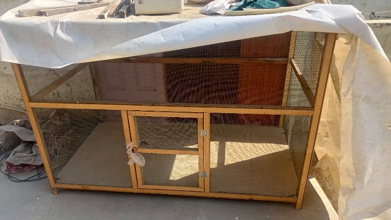 Wooden Hen Cage – Durable & Ready to Use 4