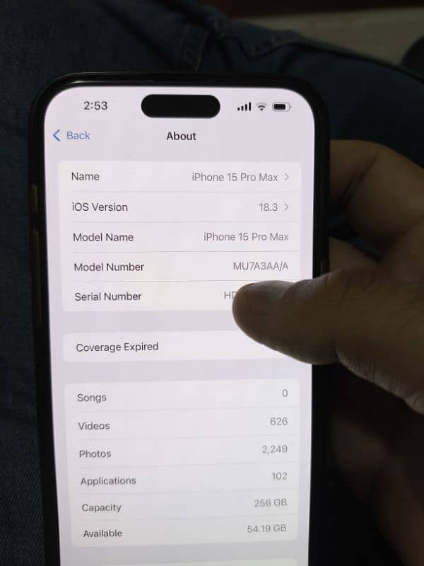 Apple Iphone 15 Pro Max 256 GB Non PTA 10