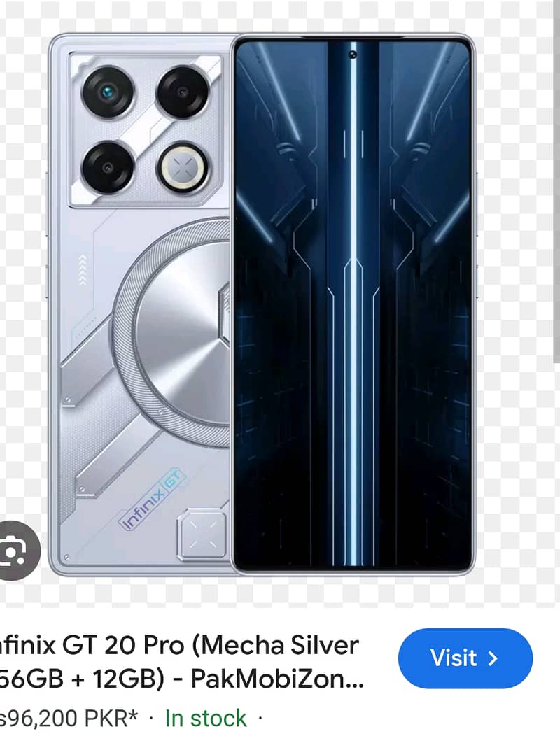 infinix GT20 pro 12+12 256 silver 0