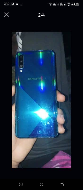 Samsung Galaxy A30s little crack on panel 1