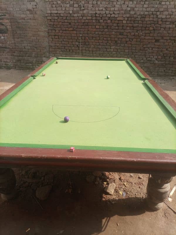 snooker table 6/12 1