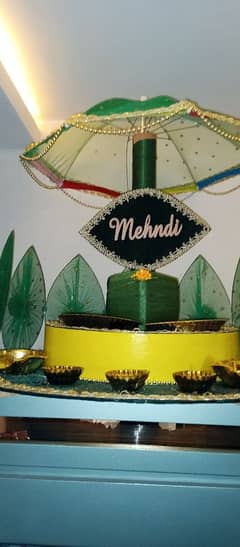 wedding mehndi thaal