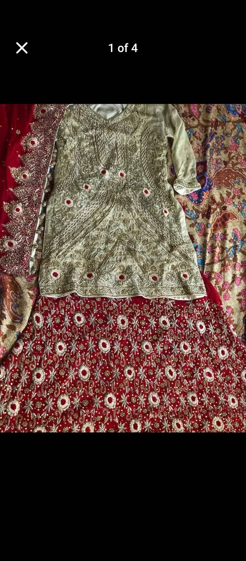 Bridal lahnga made on Order 3