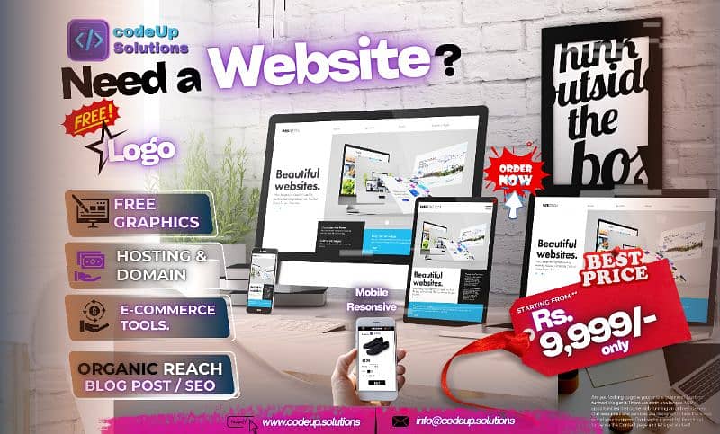 website Development | WordPress | Shopify | graphics | logo Custom dev 6