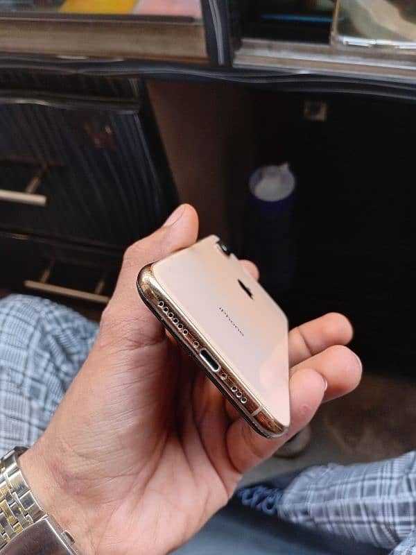 iPhone X's Gold colour 3