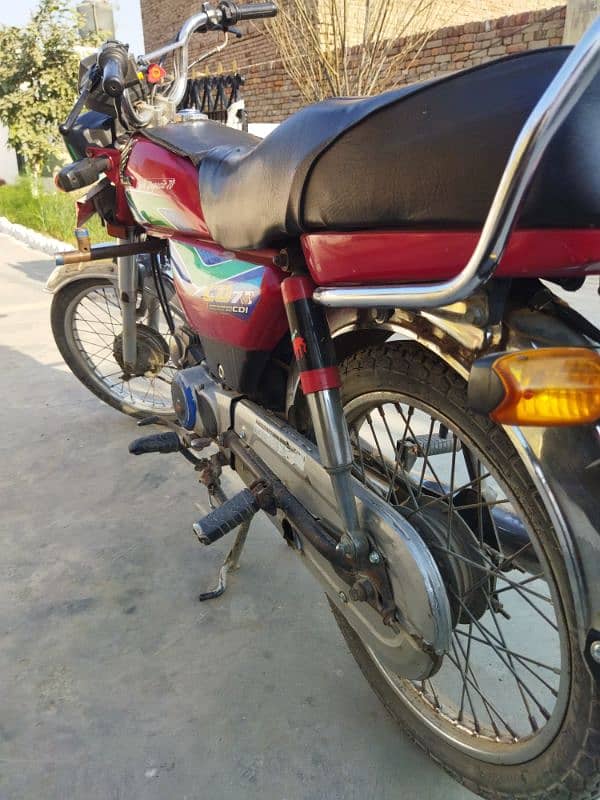 Honda cd 70 fresh Bike 2018 model 1