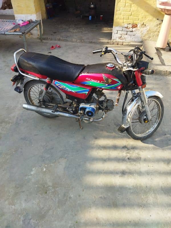 Honda cd 70 fresh Bike 2018 model 2