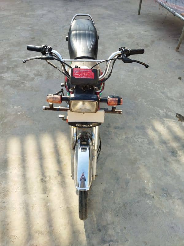 Honda cd 70 fresh Bike 2018 model 6